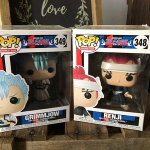 Grimjow and Renji Funko